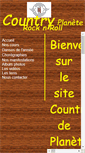 Mobile Screenshot of country.planeterocknroll.com